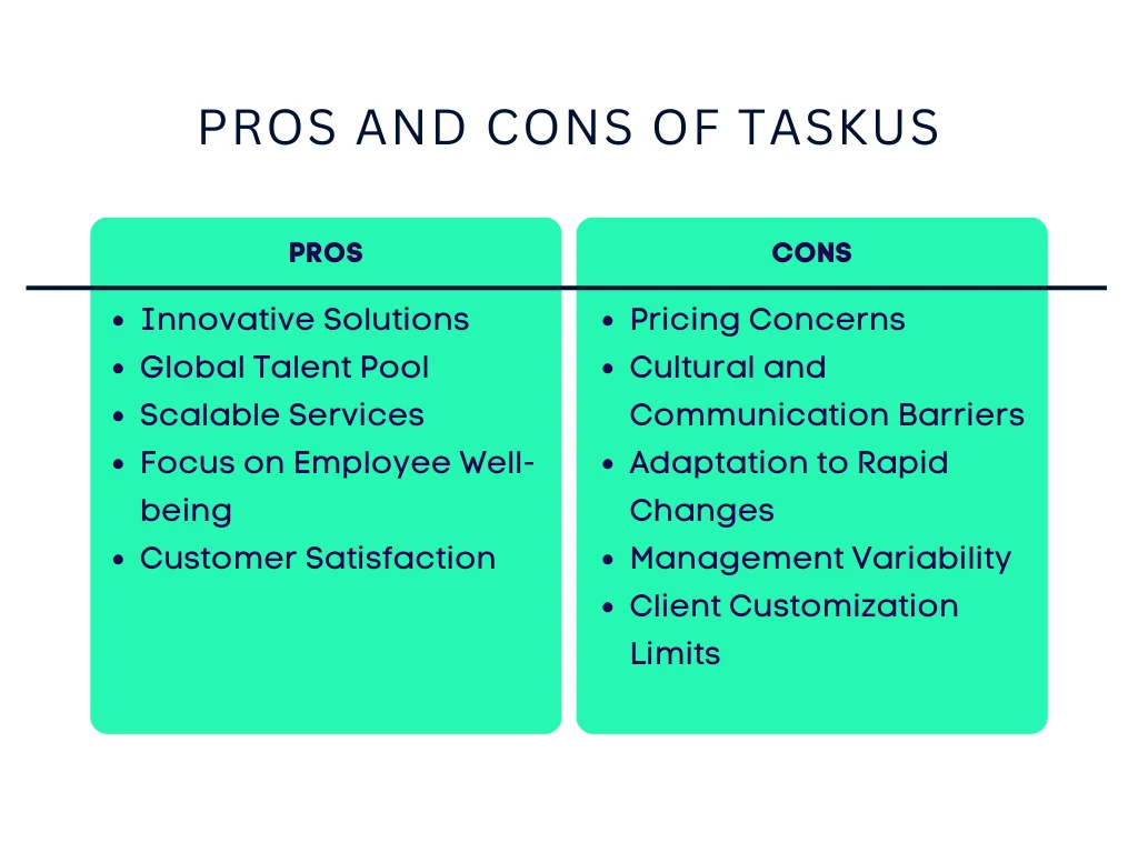 Pros and Cons of TaskUs