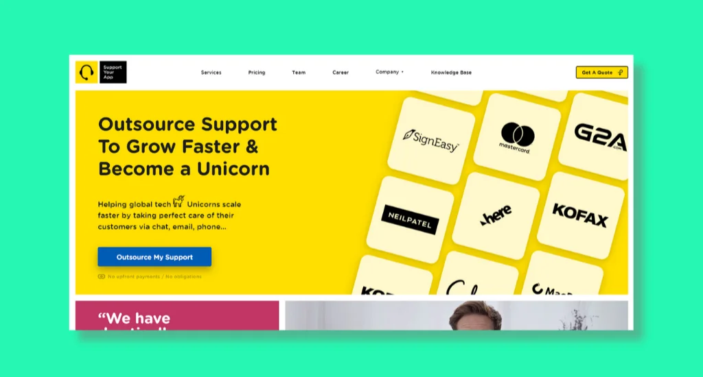 SupportYourApp - Best for Customer Support Outsourcing for Tech Startups