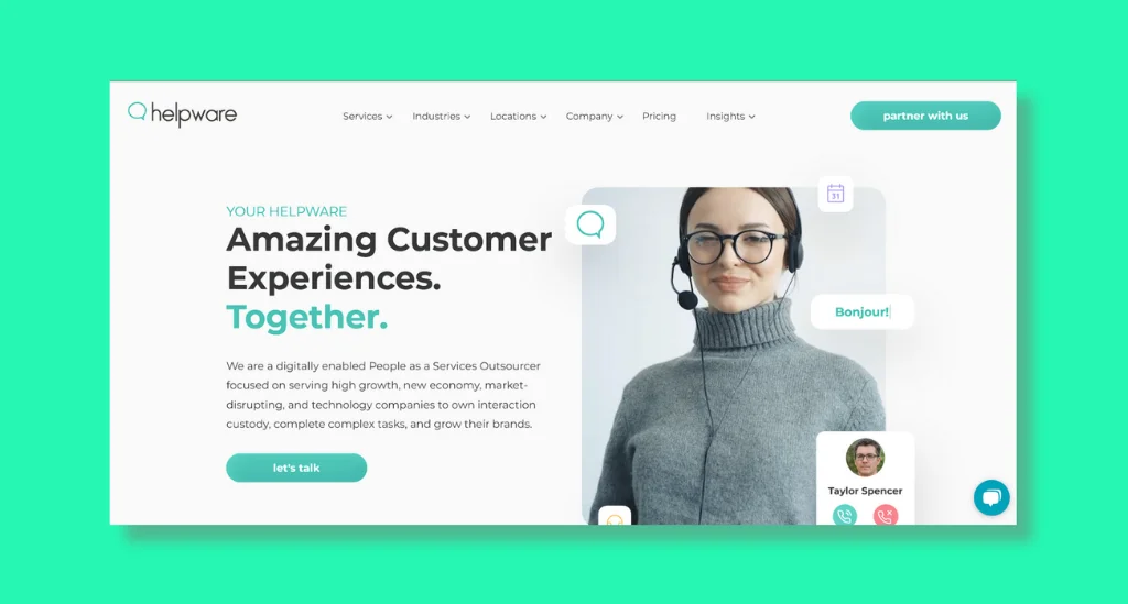 Helpware - Best for Diverse Call Center Solutions