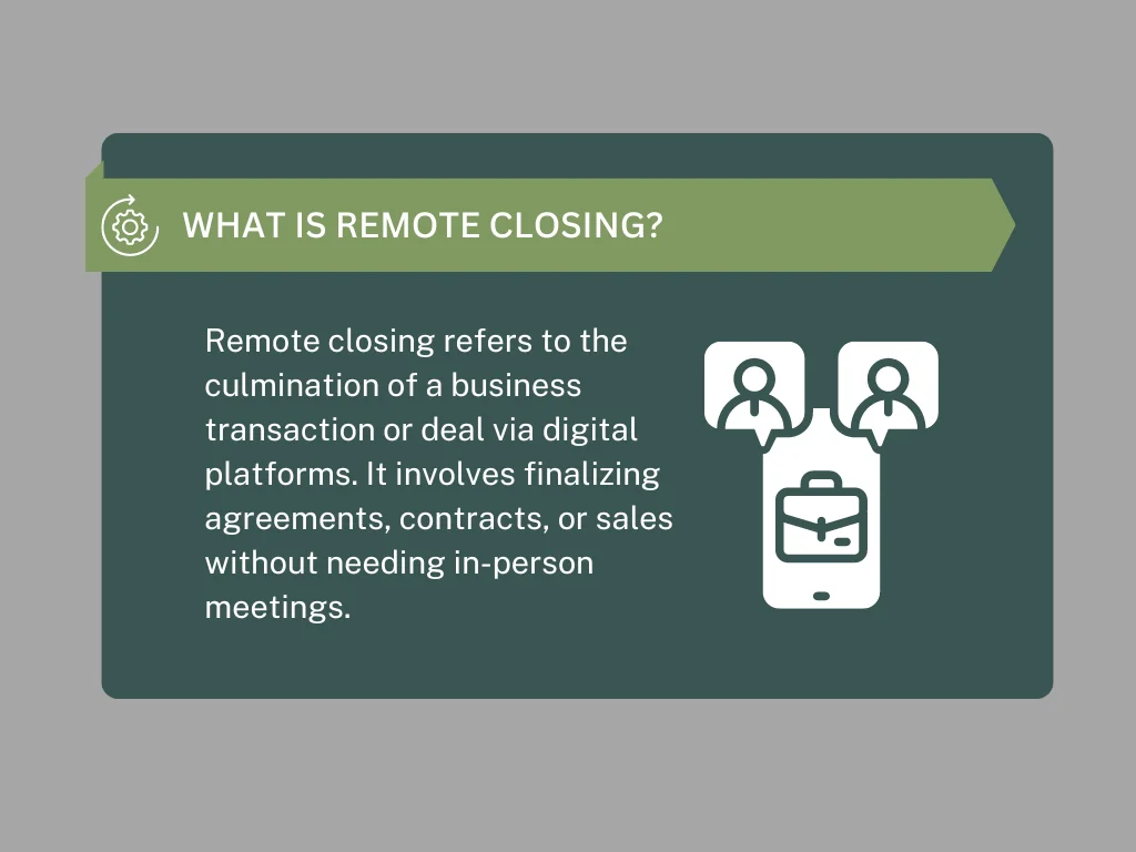 What Is Remote Closing?
