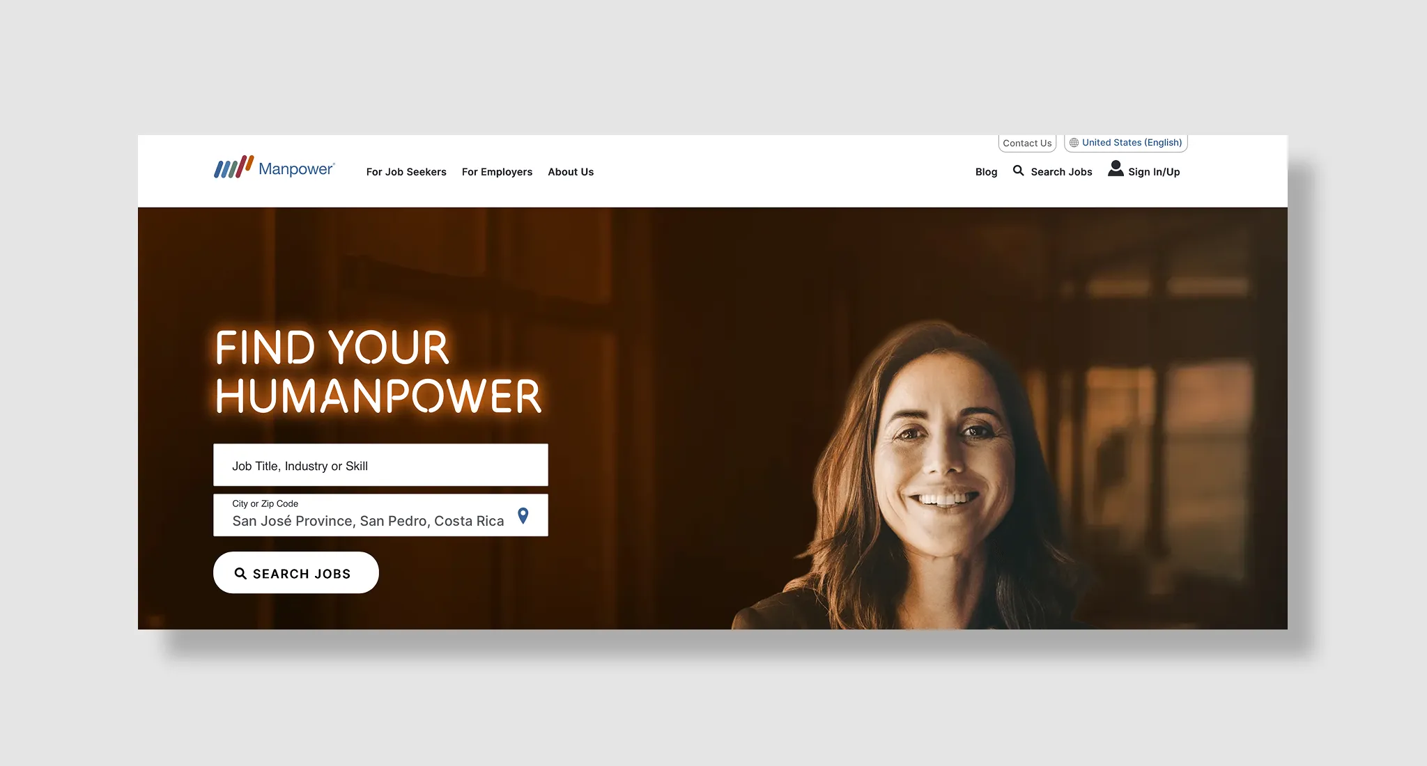 Manpower Group homepage