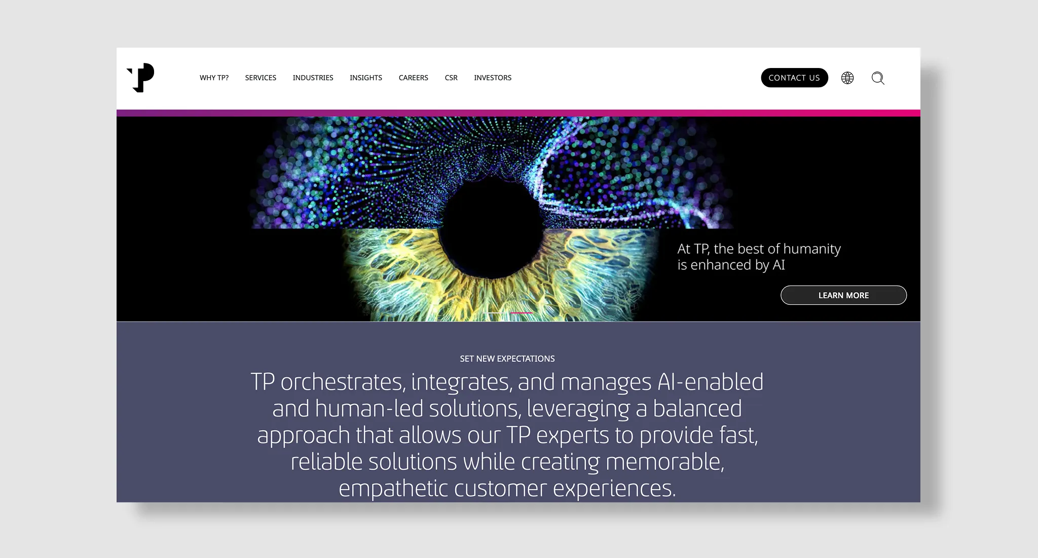 Teleperformance homepage
