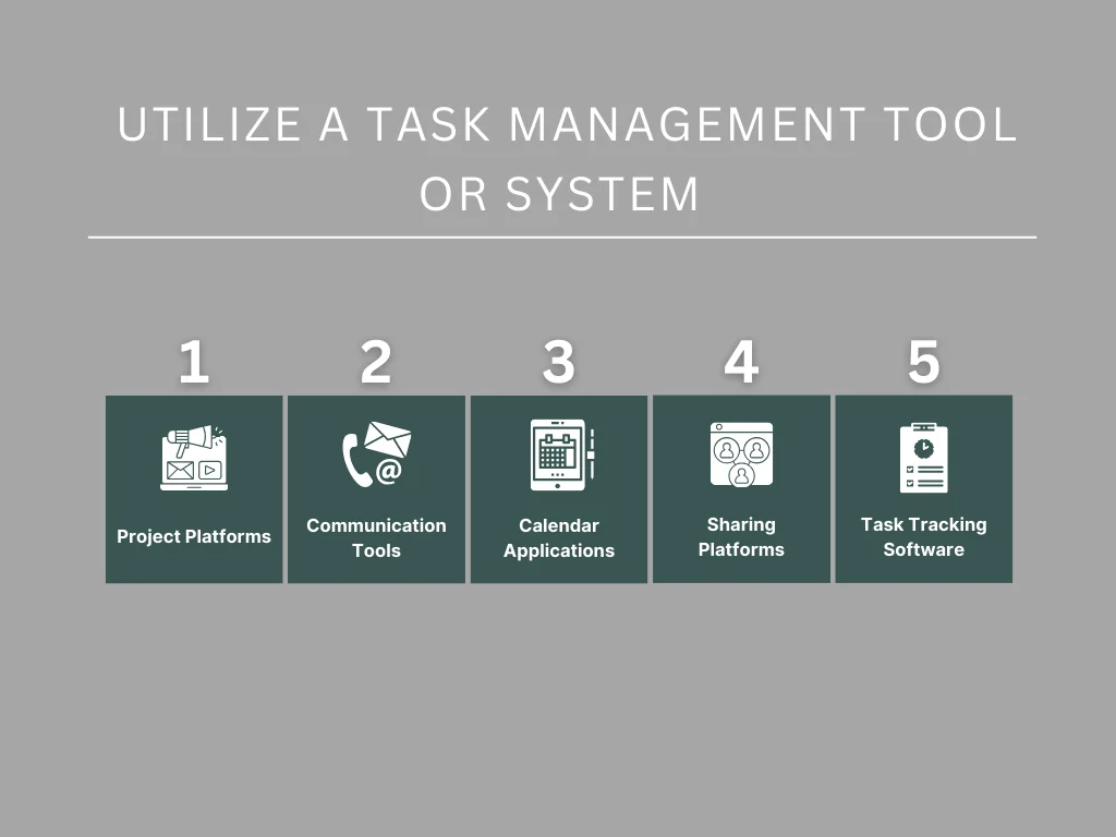 Utilize a Task Management Tool or System