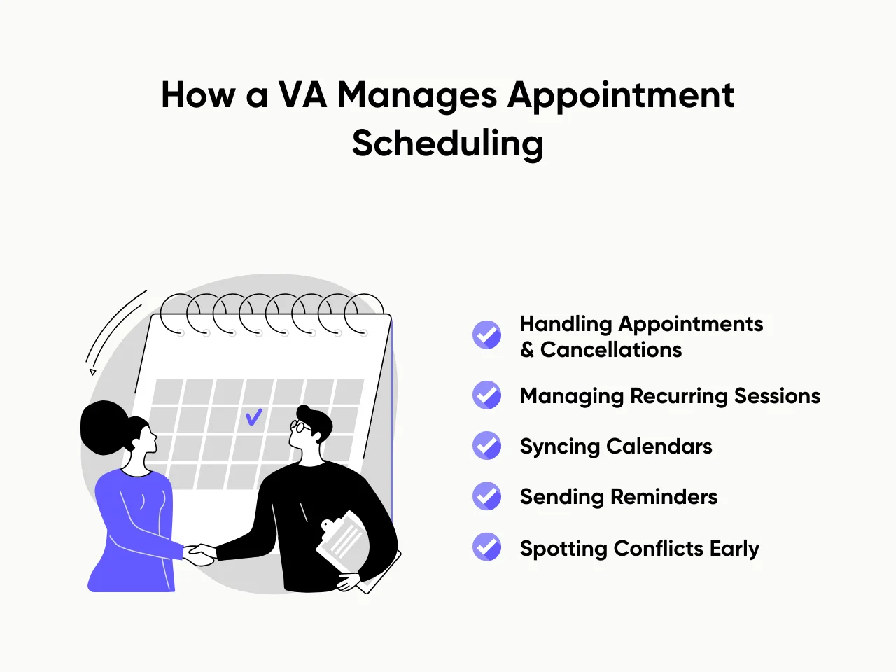 How a VA manages appointment scheduling
