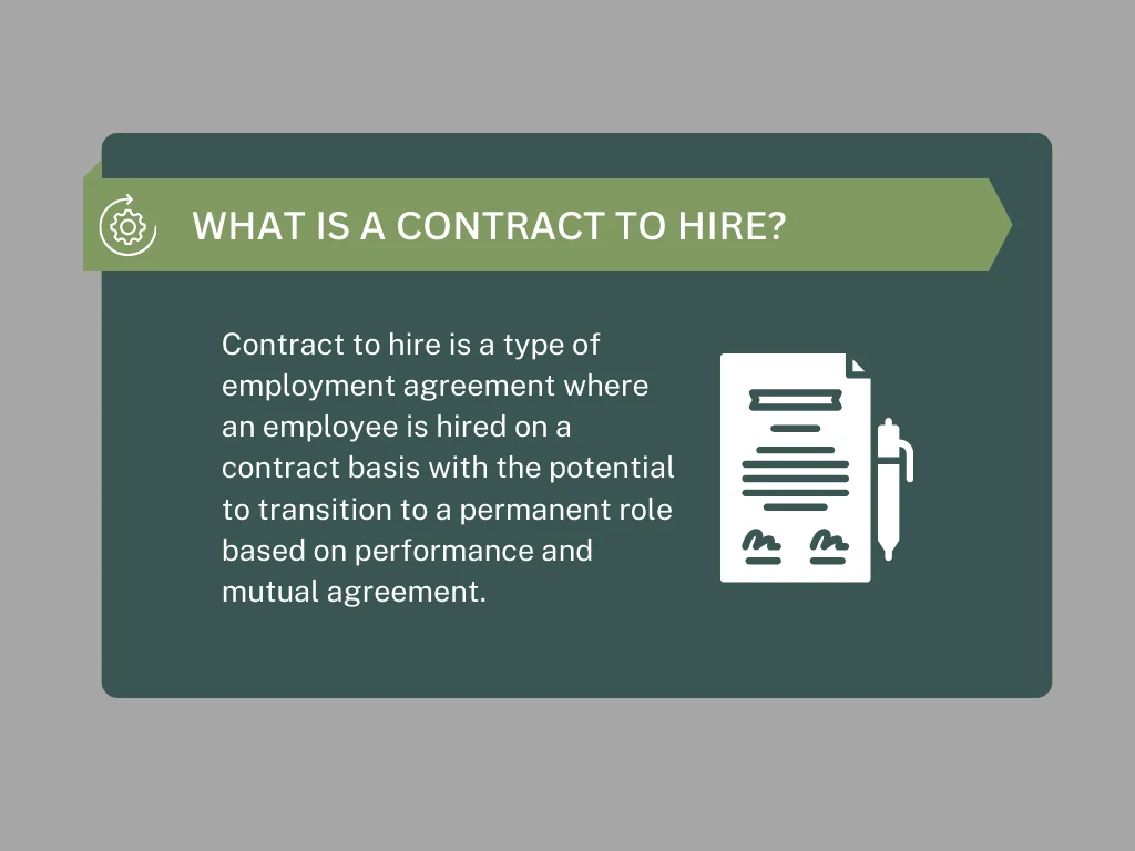 What is a Contract to Hire?