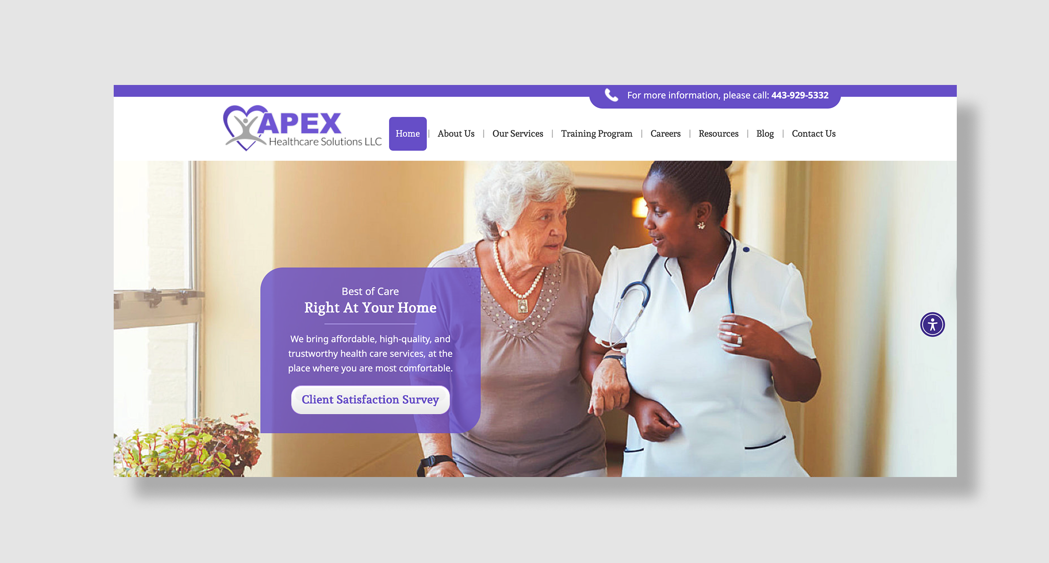 Apex Healthcare Solutions Homepage