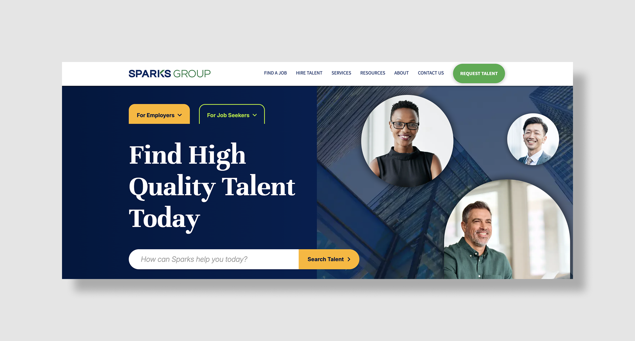 Sparks Group homepage