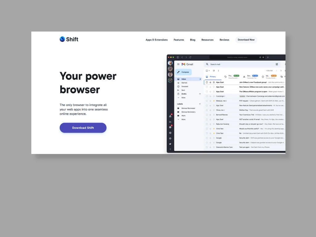 Shift - Best for Streamlined Online Workflows