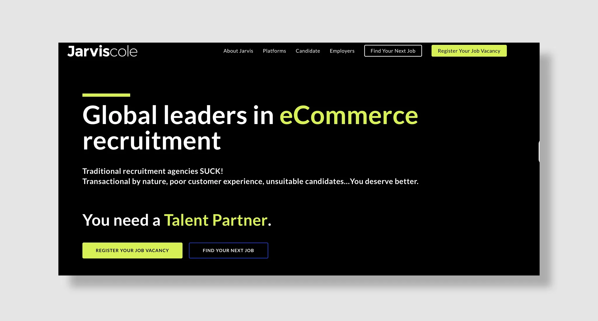 Jarvis Cole Homepage