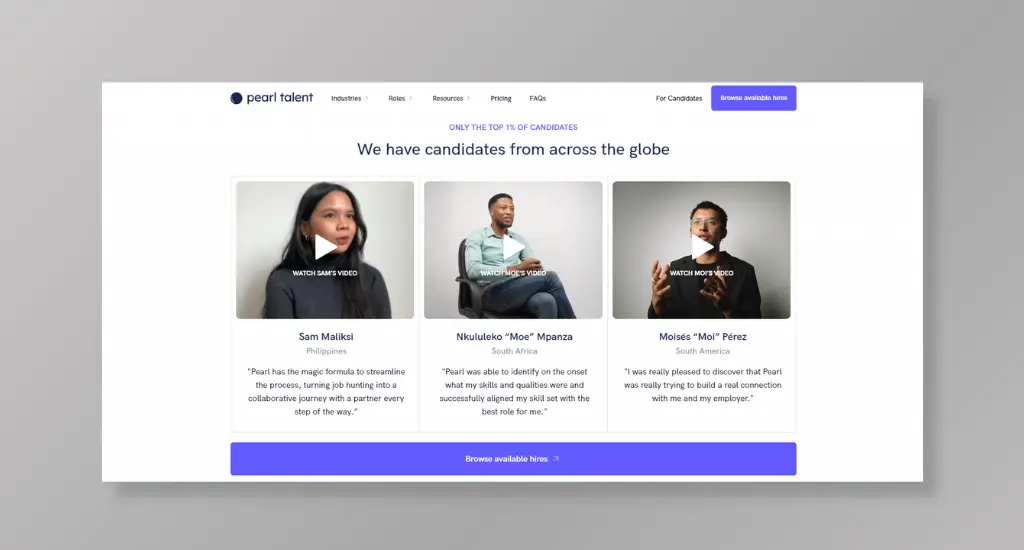 Pearl Talent_homepage