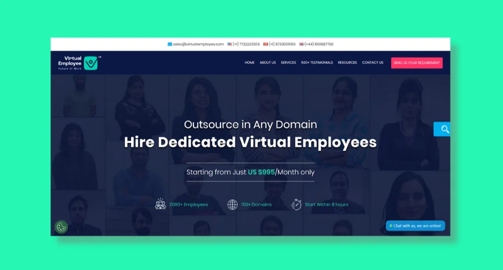Virtual Employee – 360 Degree Virtual Staffing Services