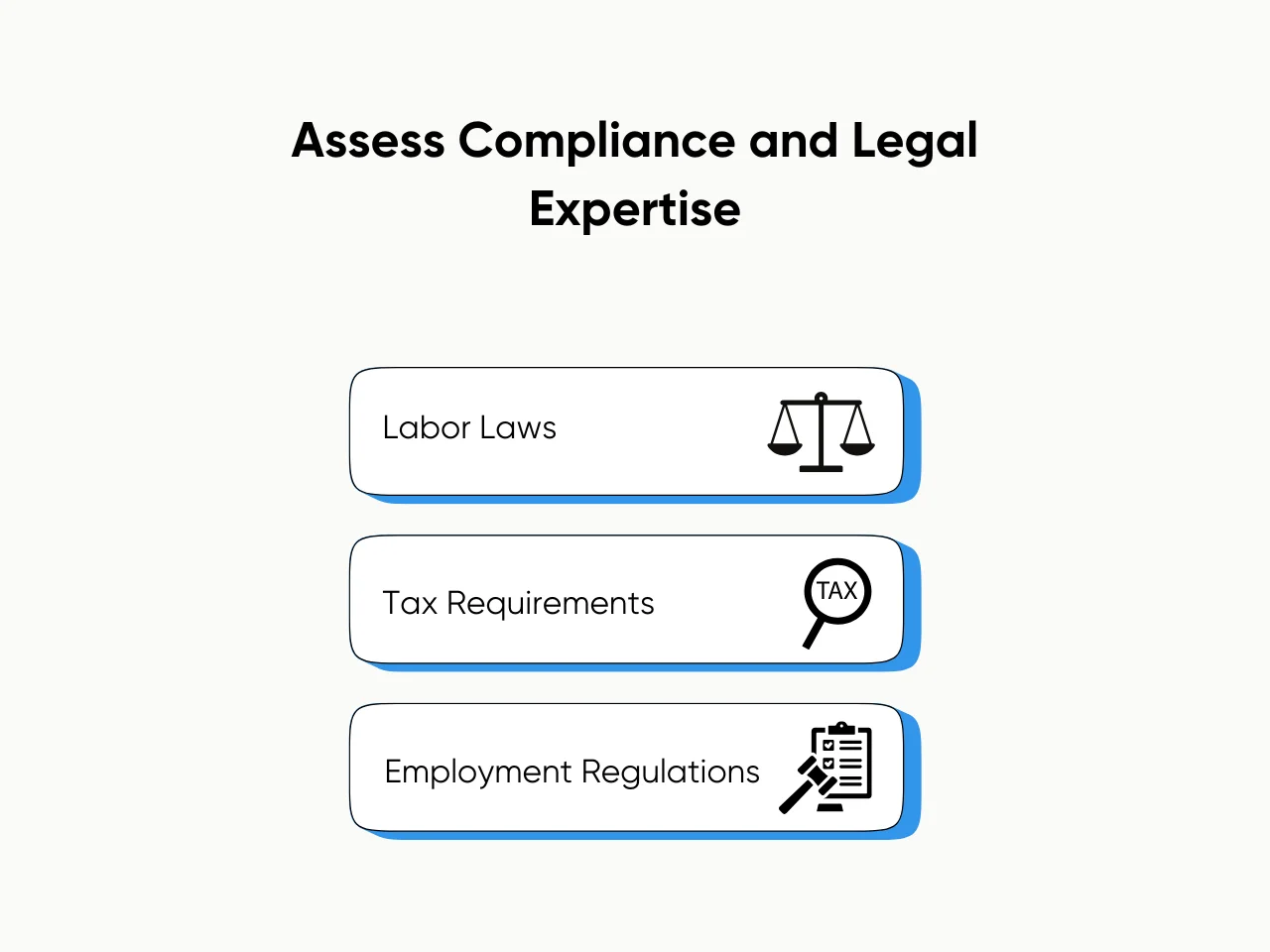 Assess Compliance and Legal Expertise