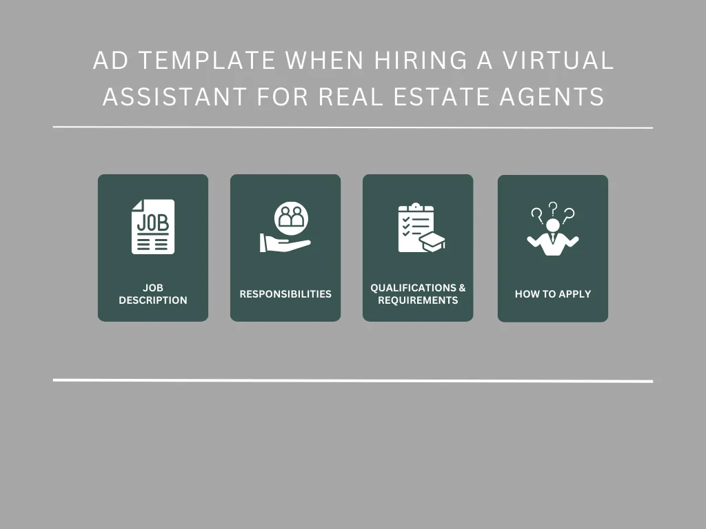 Ad Template When Hiring a Virtual Assistant for Real Estate Agents