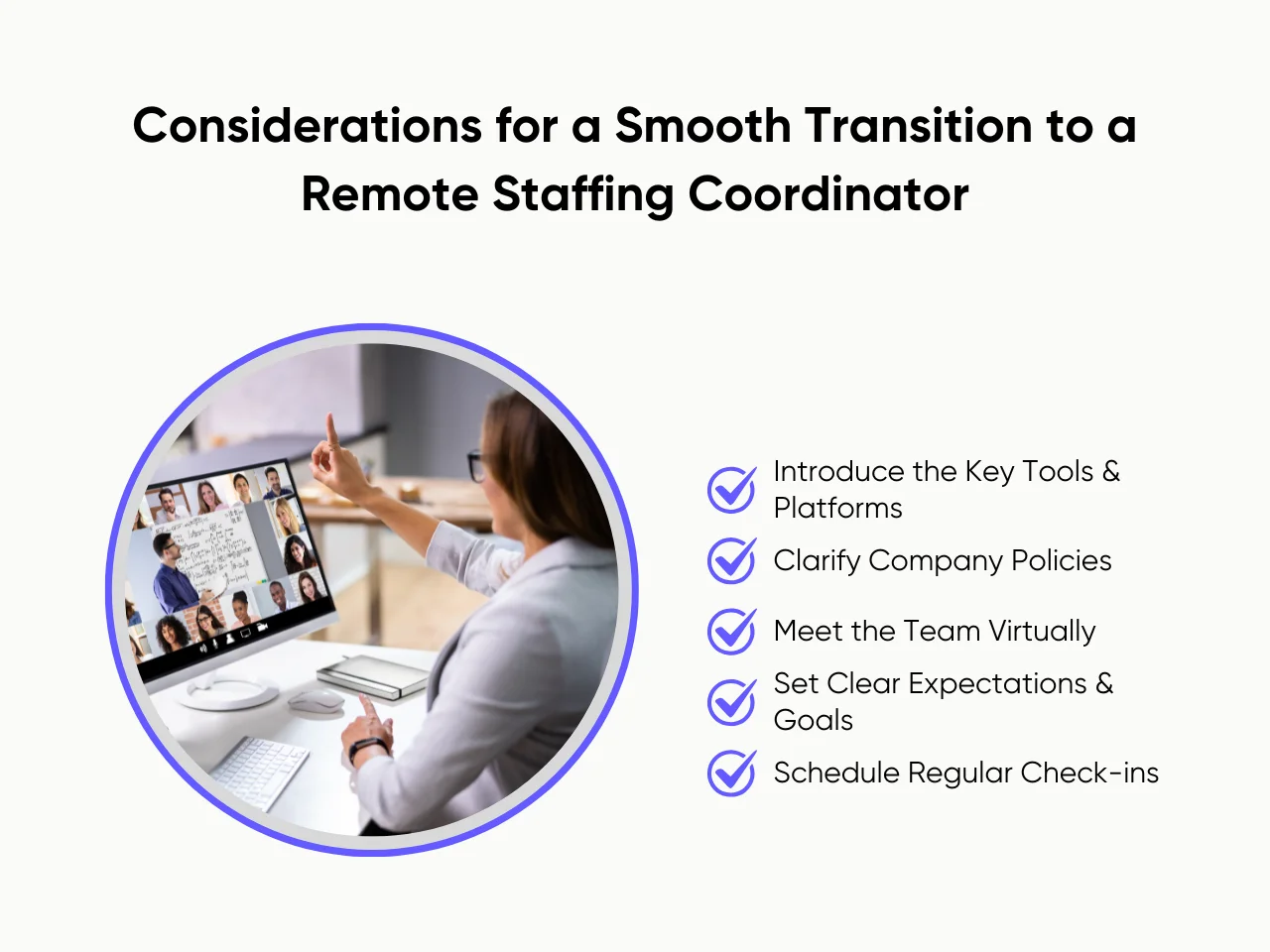 Considerations for a Smooth Transition to a Remote Staffing Coordinator