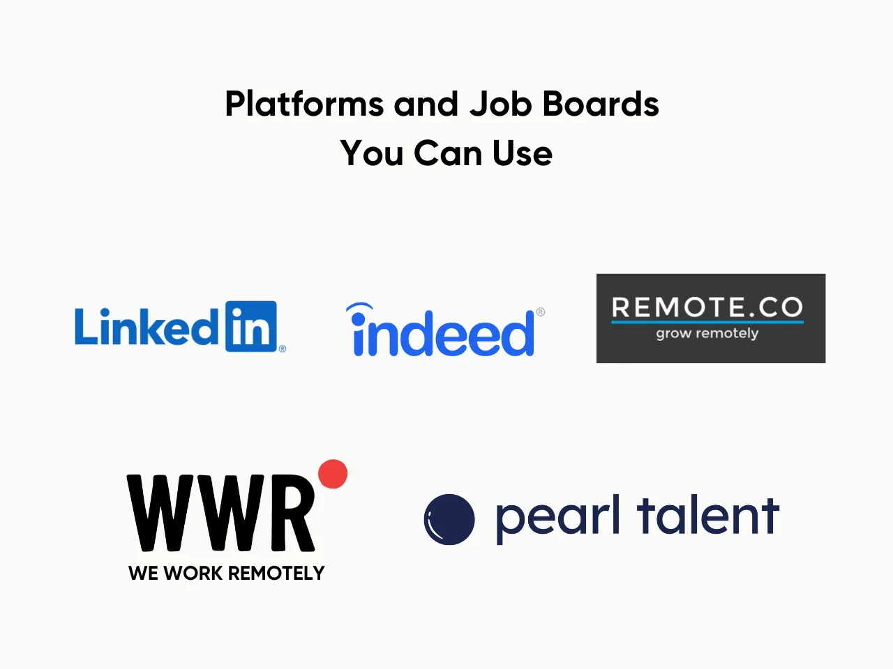 Platforms and Job Boards You Can Use