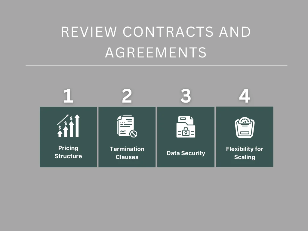 Review Contracts and Agreements 