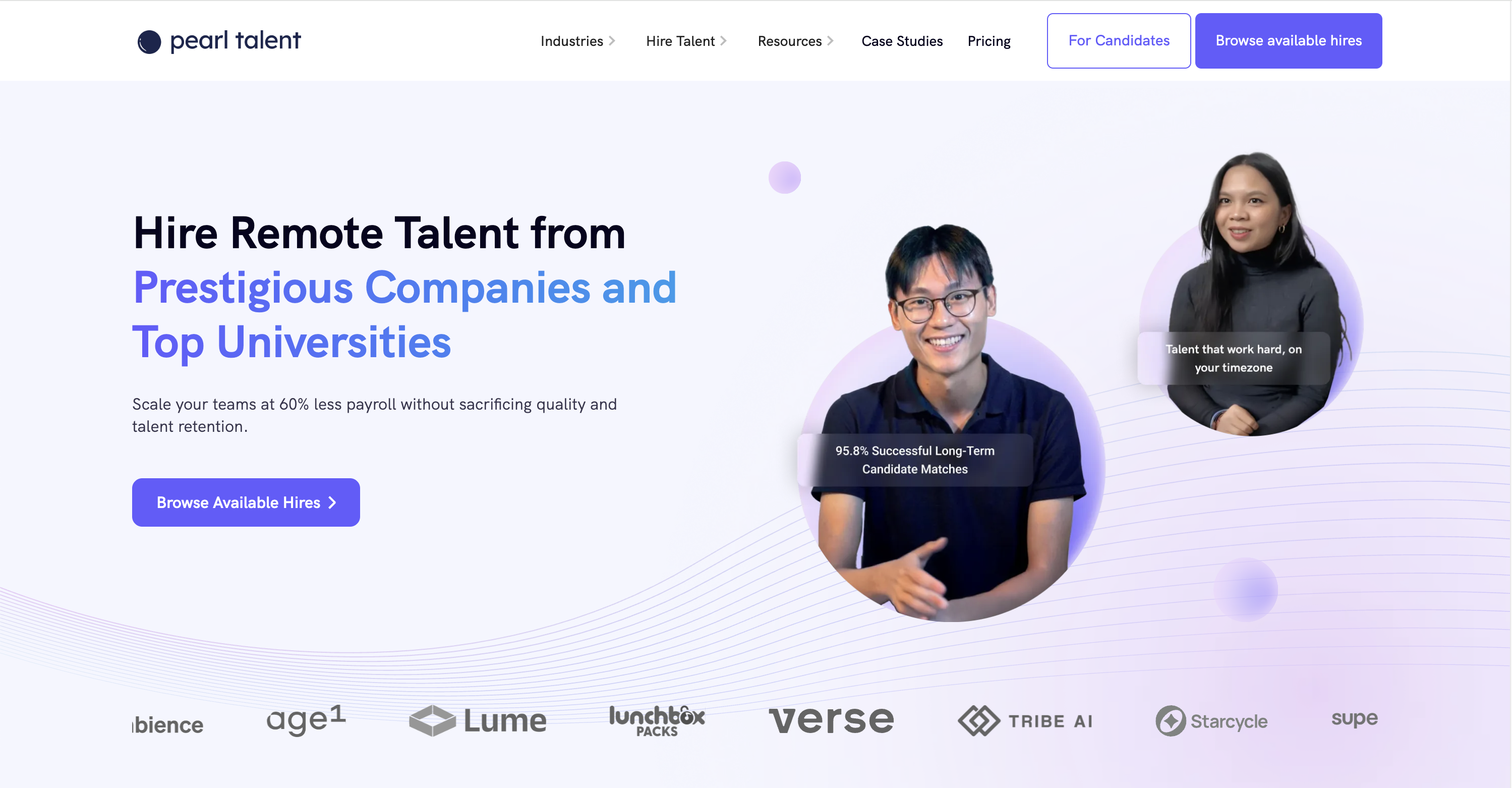 Pearl Talent Website