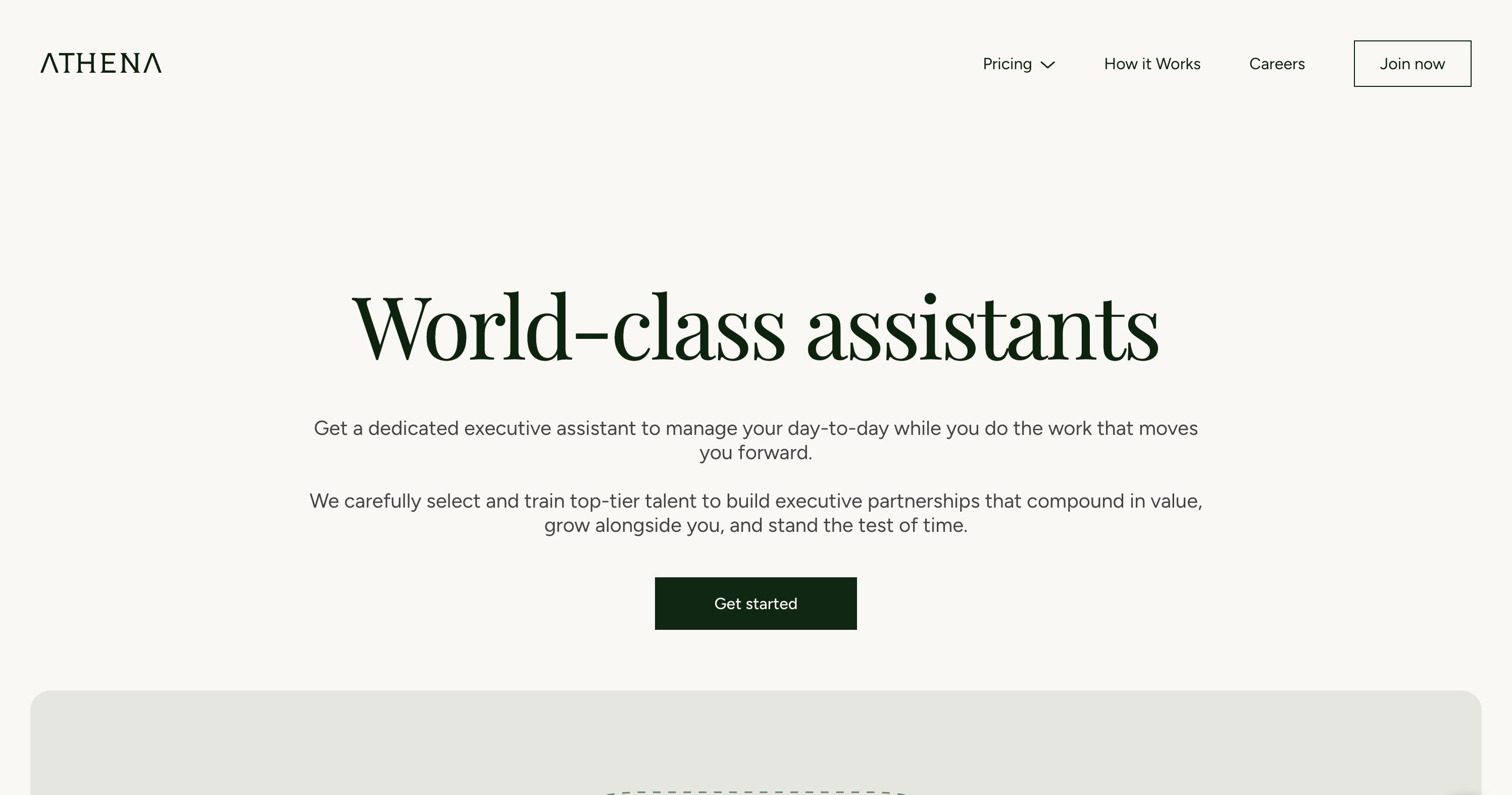 Athena Assistants Website