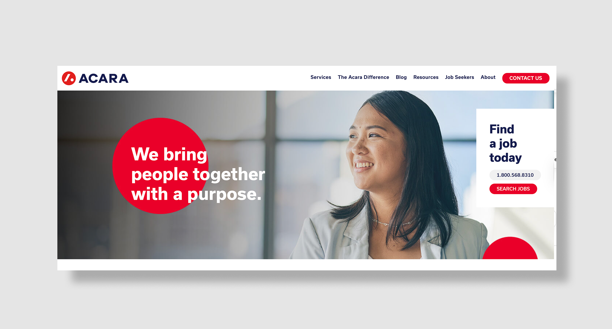 Acara homepage