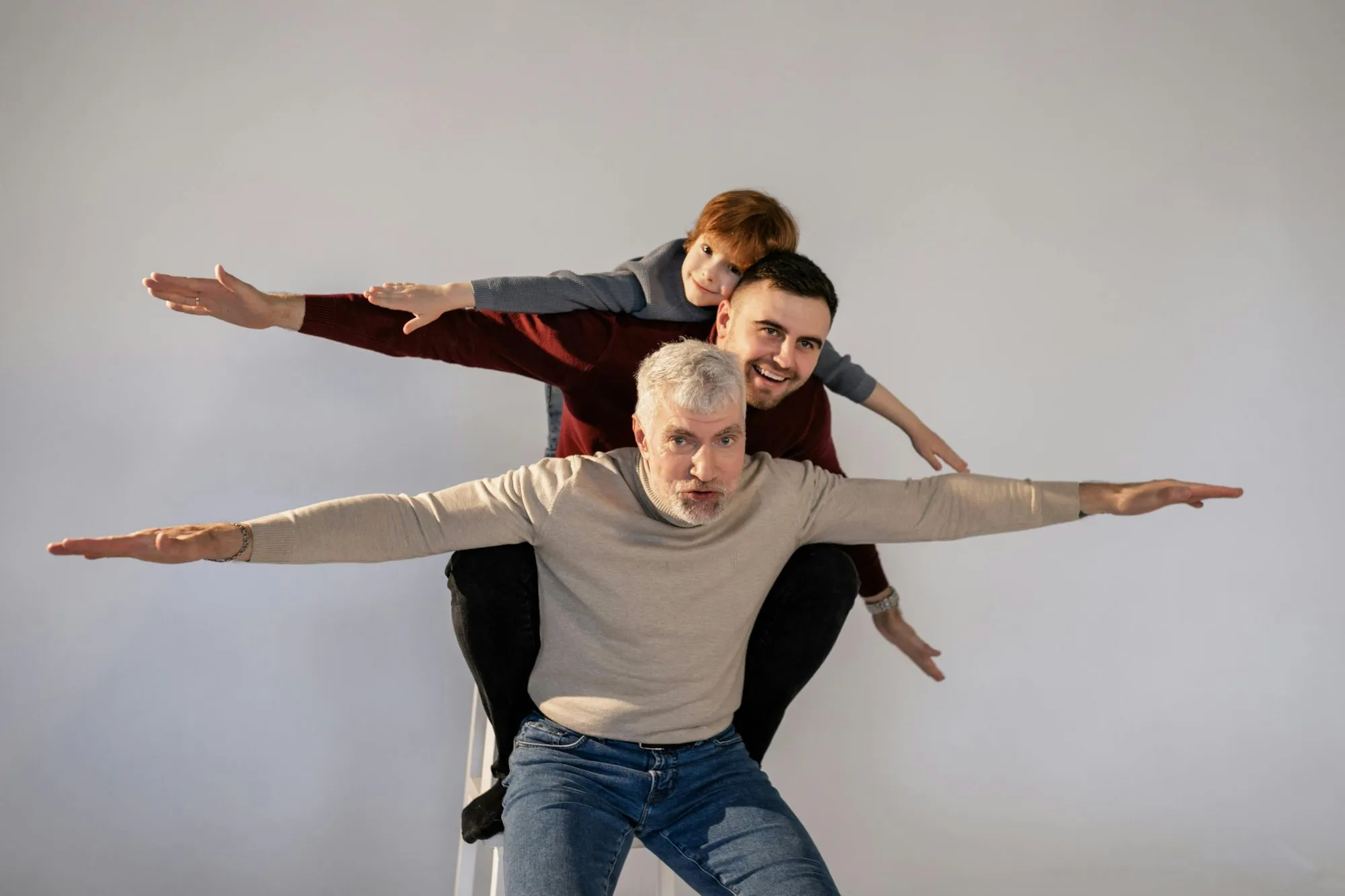 Family of Grandfather, Father, and Son