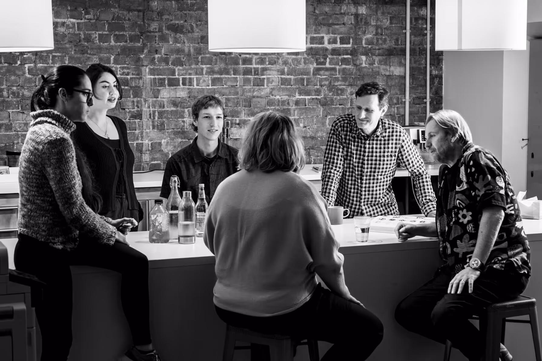 KISSLabs team having a meeting