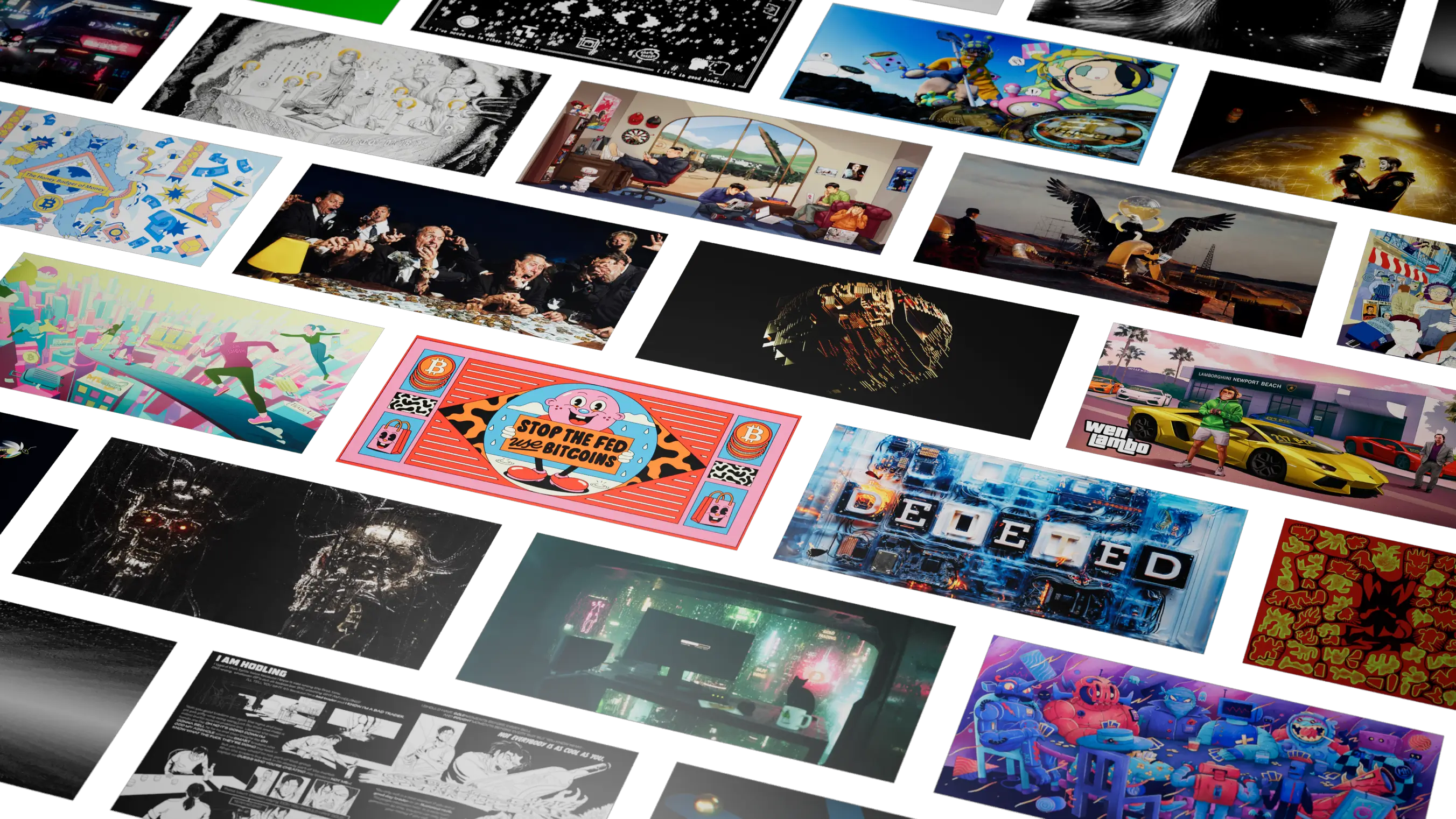 BIT History of Bitcoin artworks preview