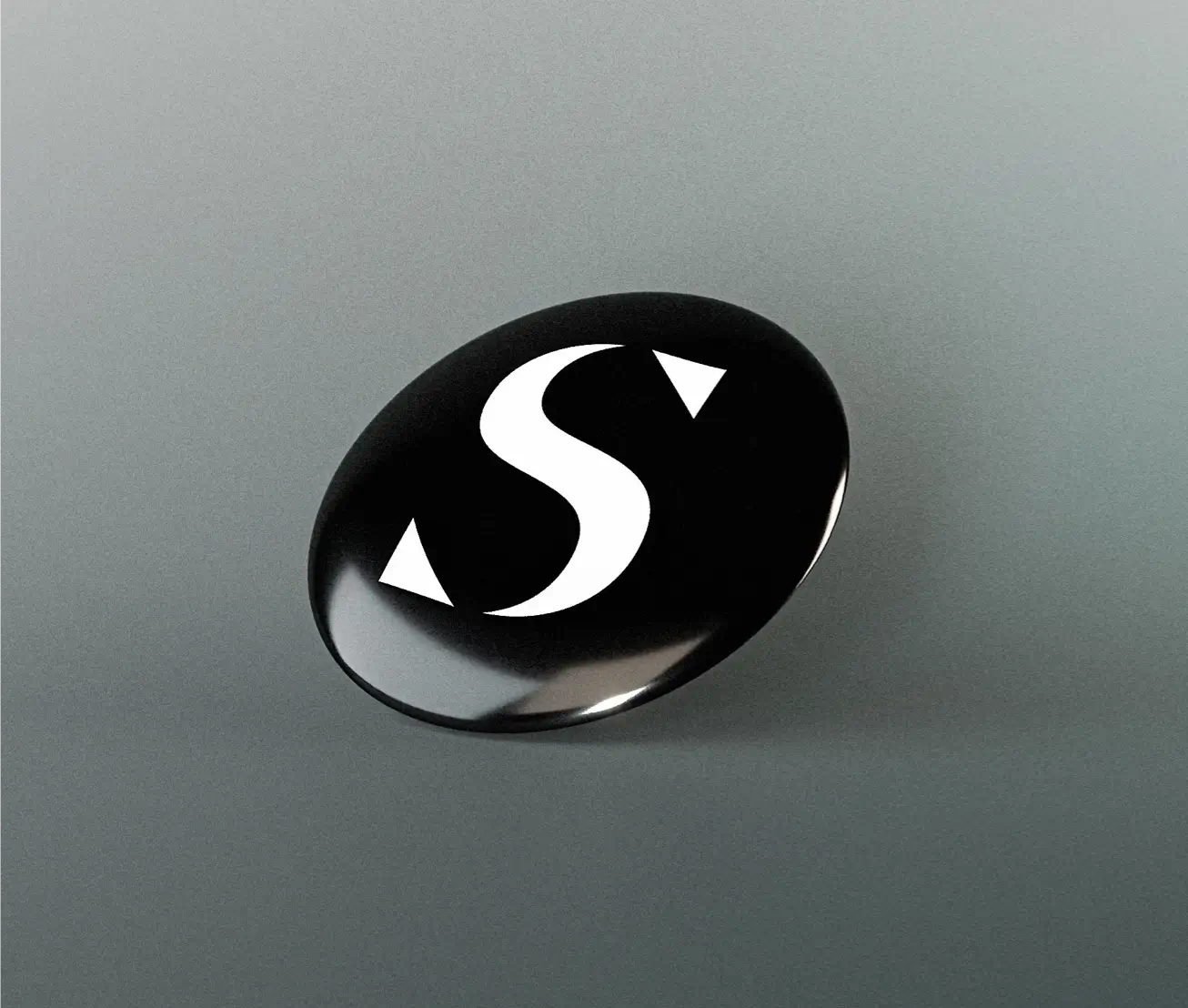 Smashtoshi brand on a pin