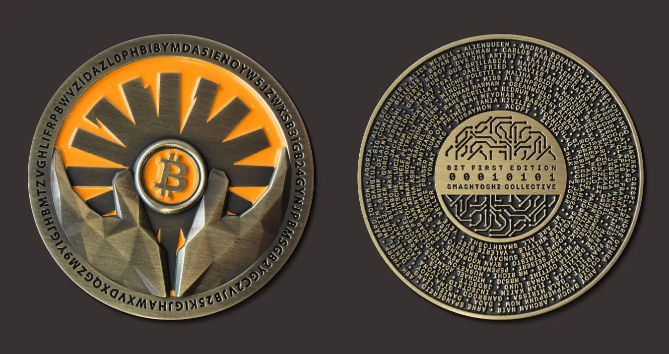BIT History of Bitcoin artist coins