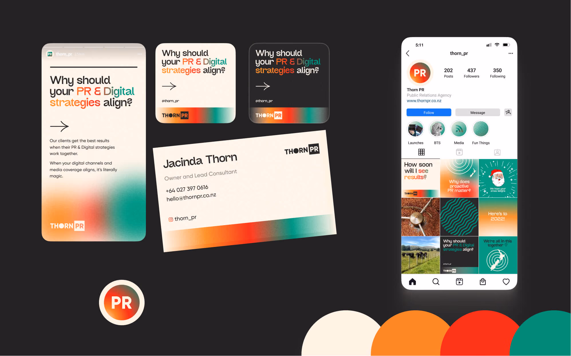 ThornPR social media collateral