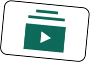 An Icon illustrating Video Section.