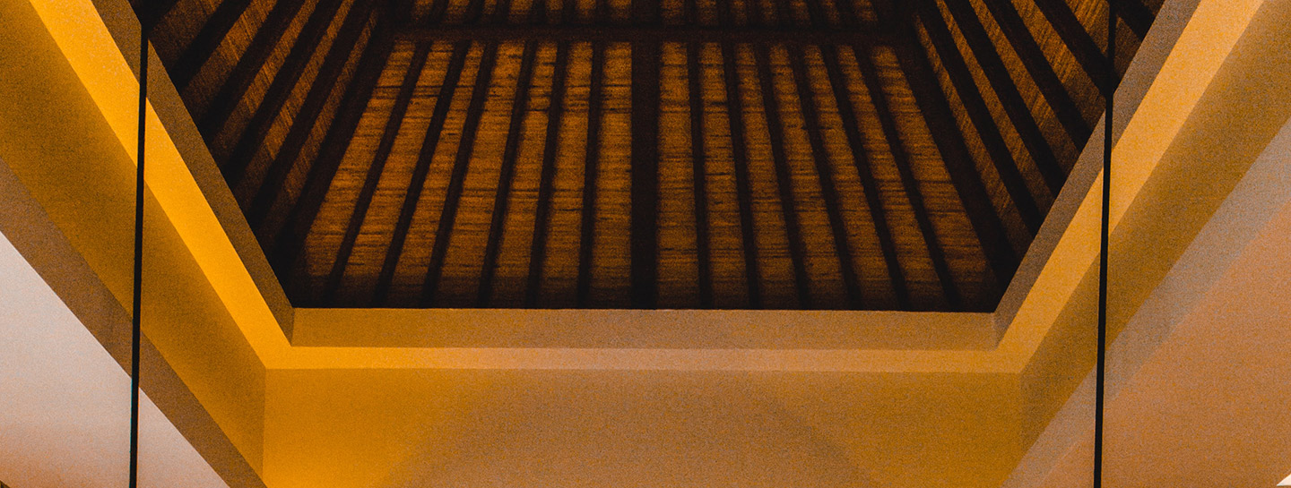 ceiling with midnight light lamp