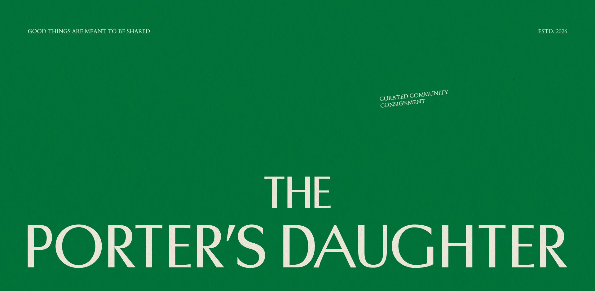 The Porter’s Daughter