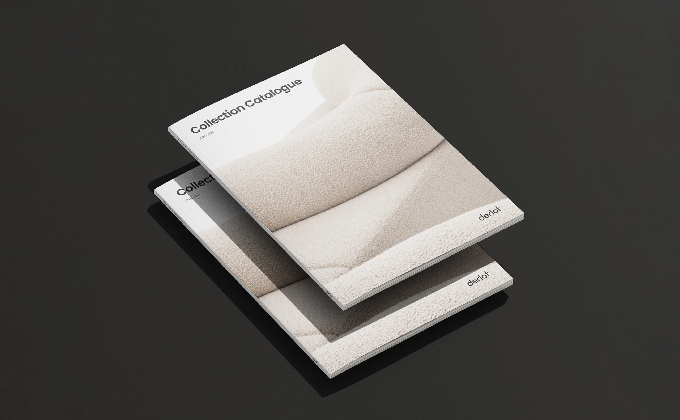 The front cover of the Derlot Collection Catalogue