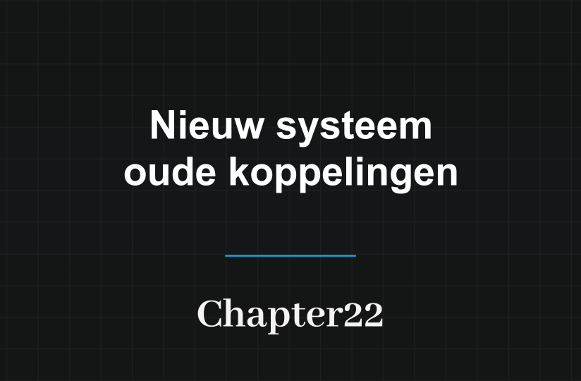 Koppelingen rond een TMS die opnieuw worden opgebouwd na een systeemwissel