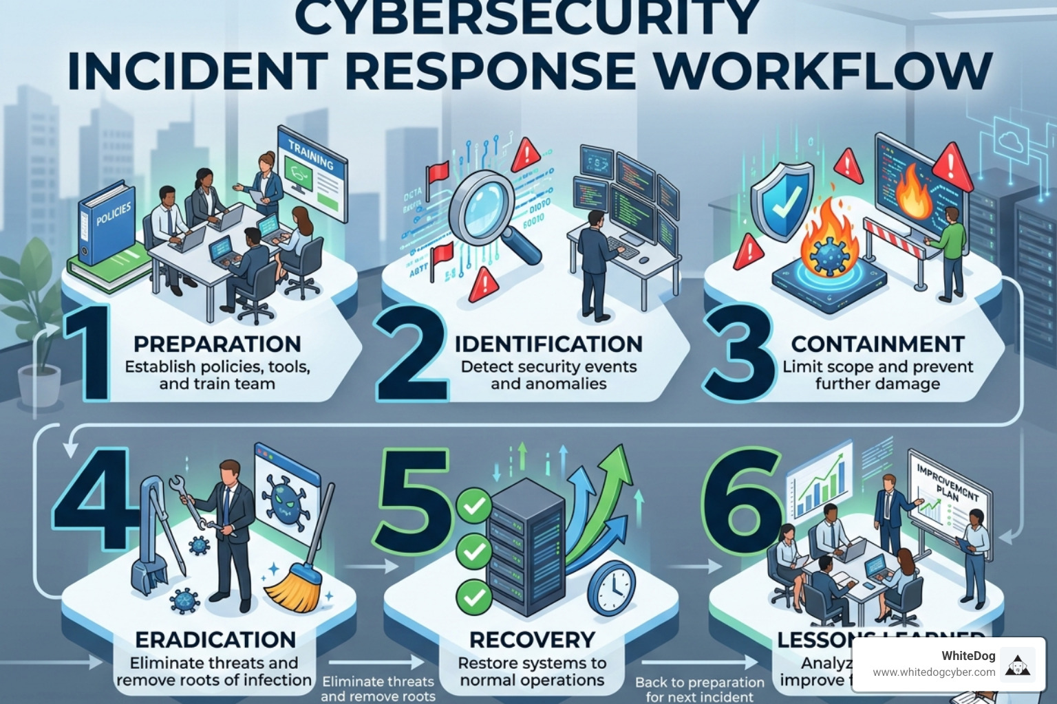 Comparison of NIST and SANS incident response frameworks - cybersecurity incident response workflow Comparison of NIST and SANS incident response frameworks - cybersecurity incident response workflow