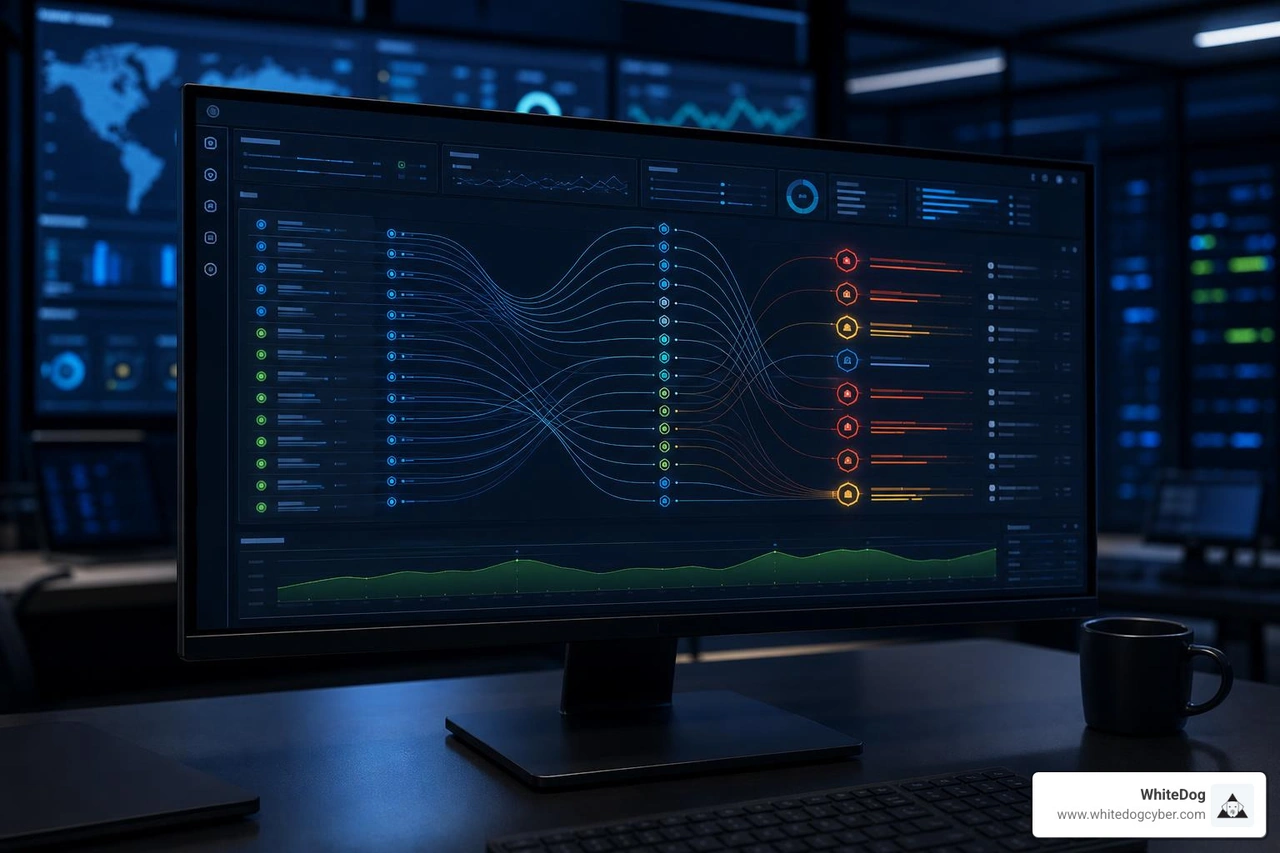 Unified security timeline correlating raw telemetry to prioritized detections
