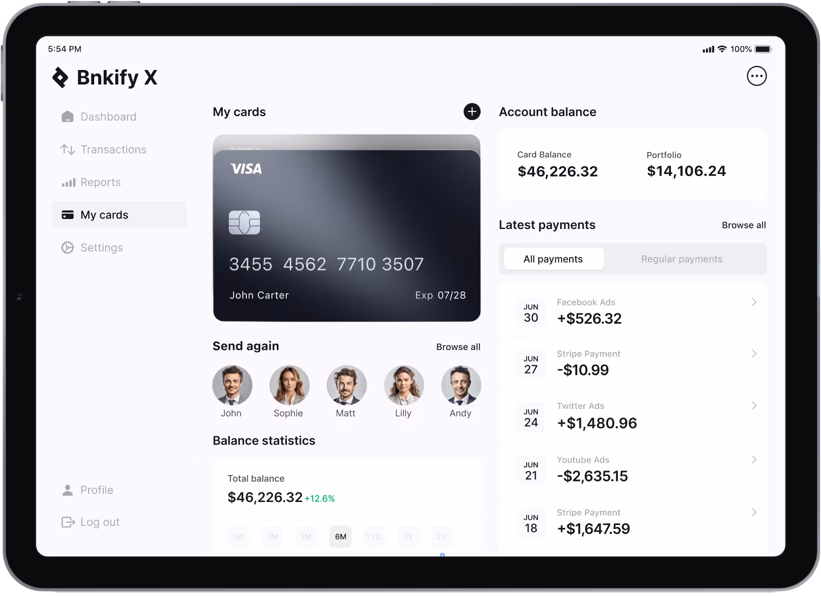 Open Your Account Image - Bnkify X Webflow Template