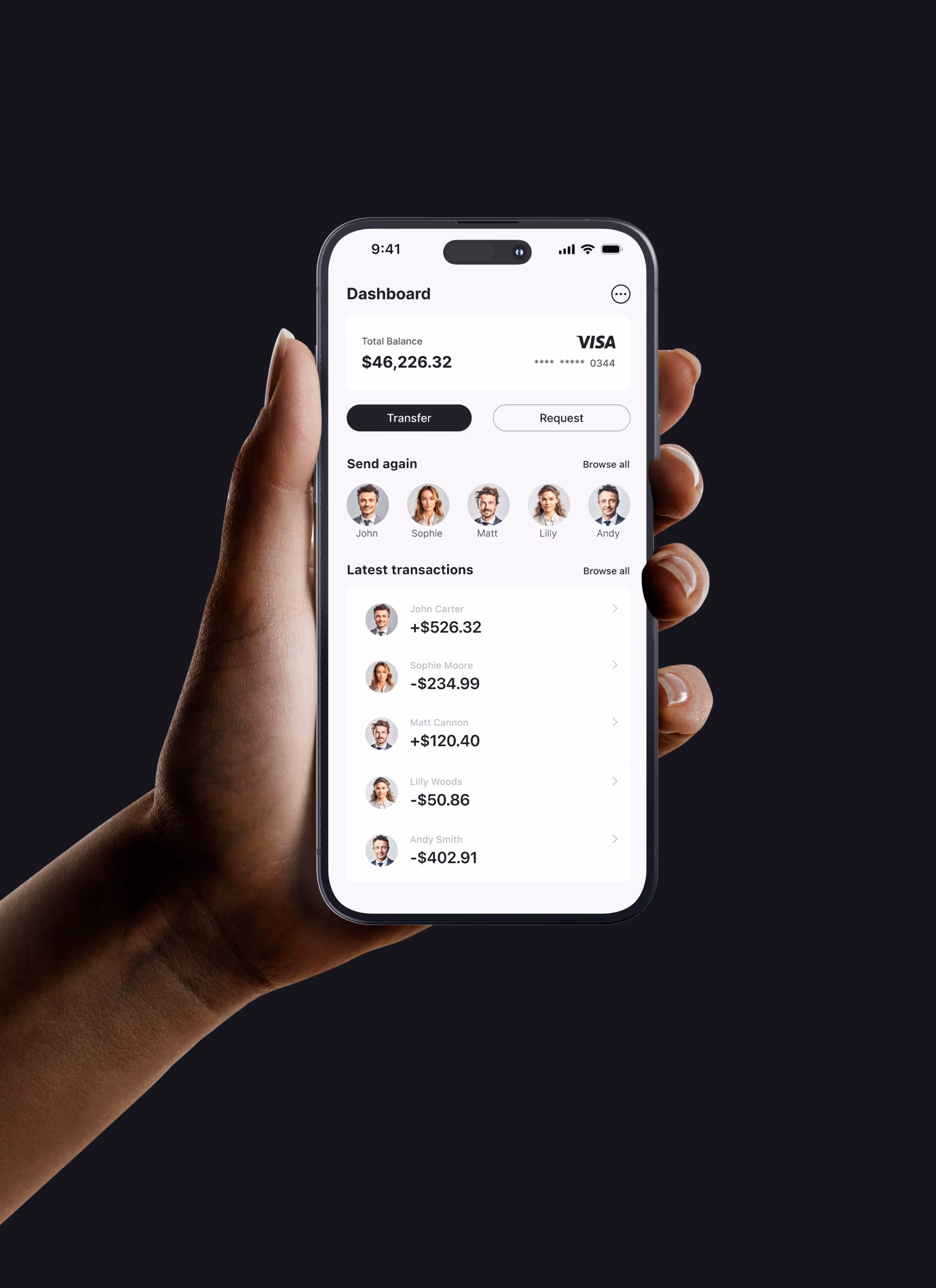 More Than Just A Credit Card Image - Bnkify X Webflow Template