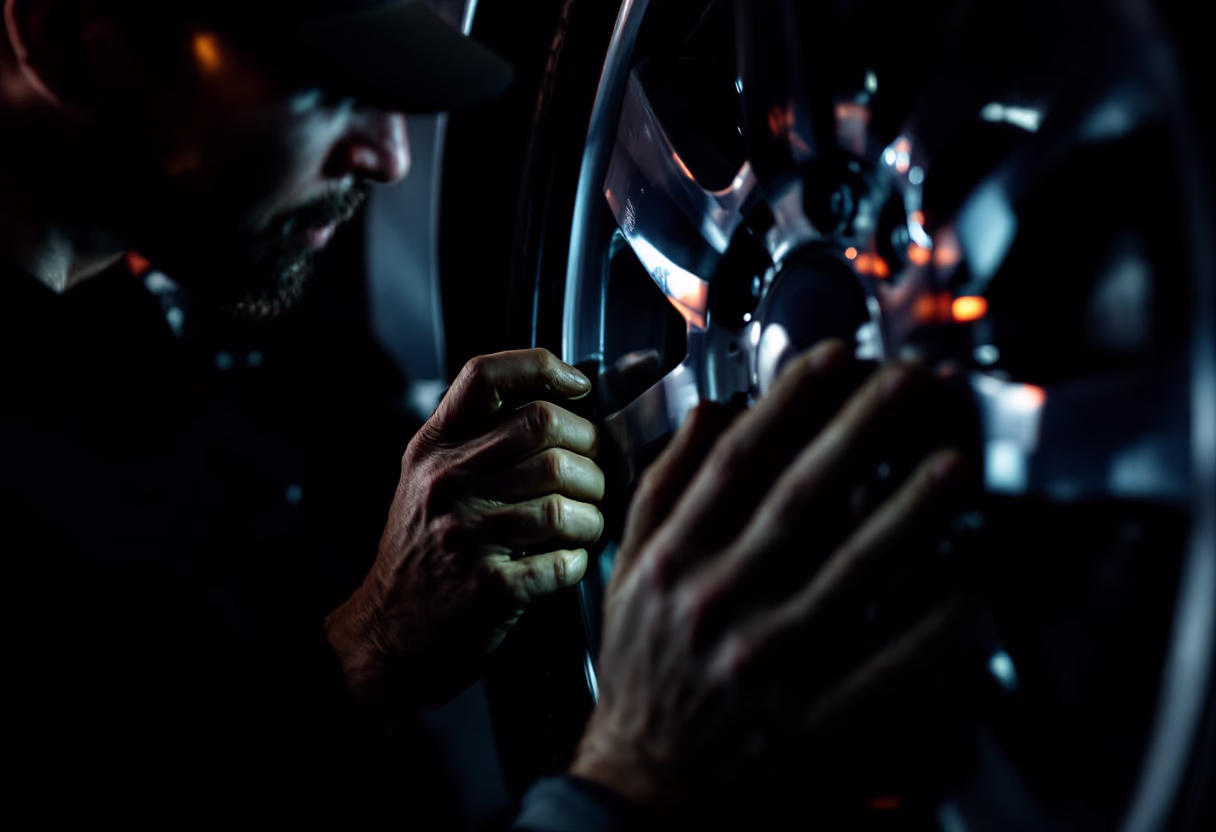 image of car tire rotation service