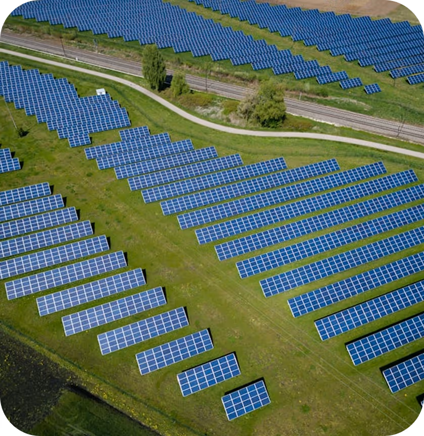 solar panel farm