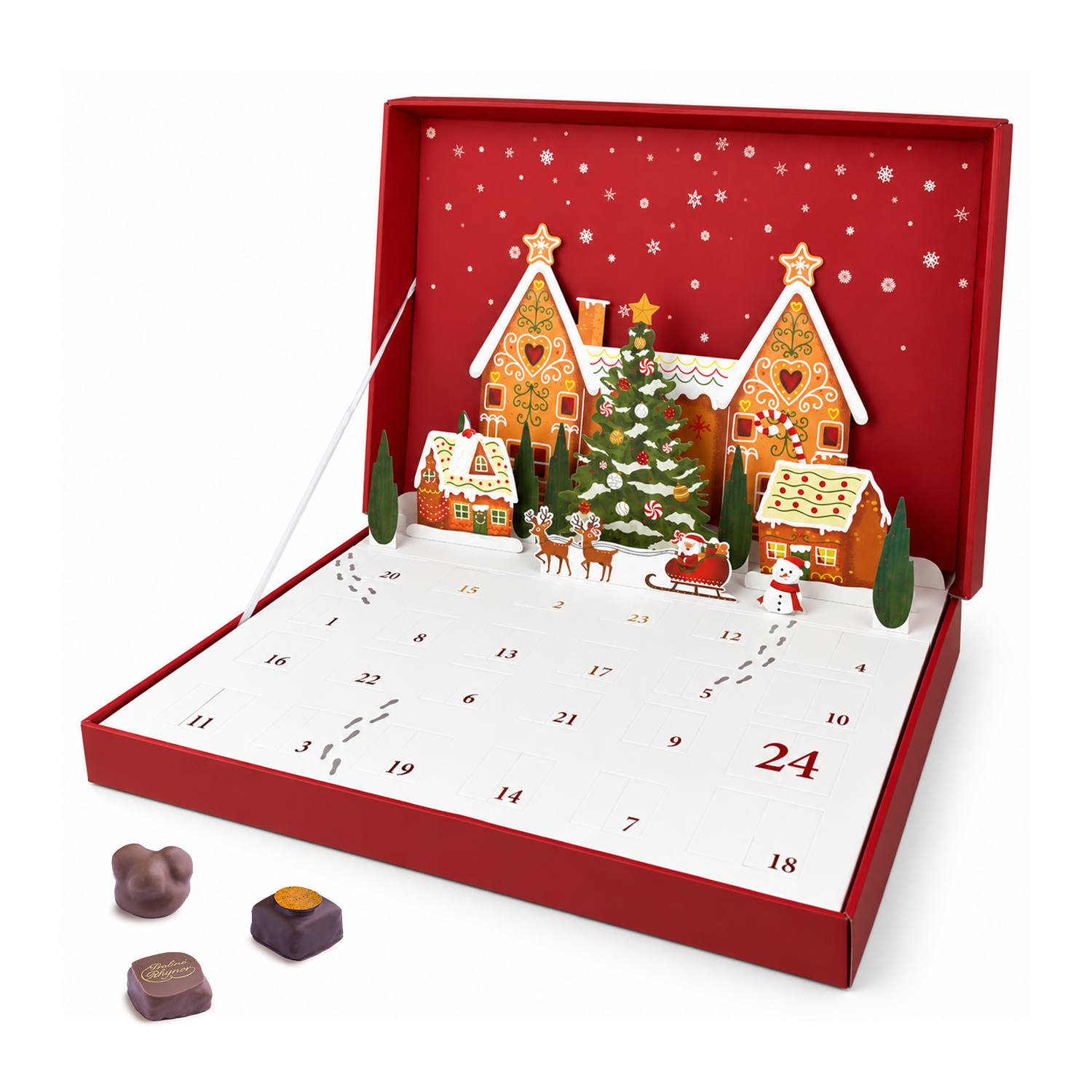 Pralinés & Schokoladen Adventskalender 