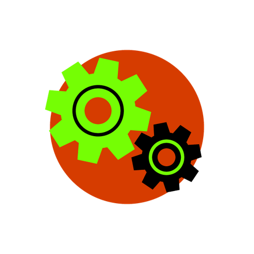 Icon of gears