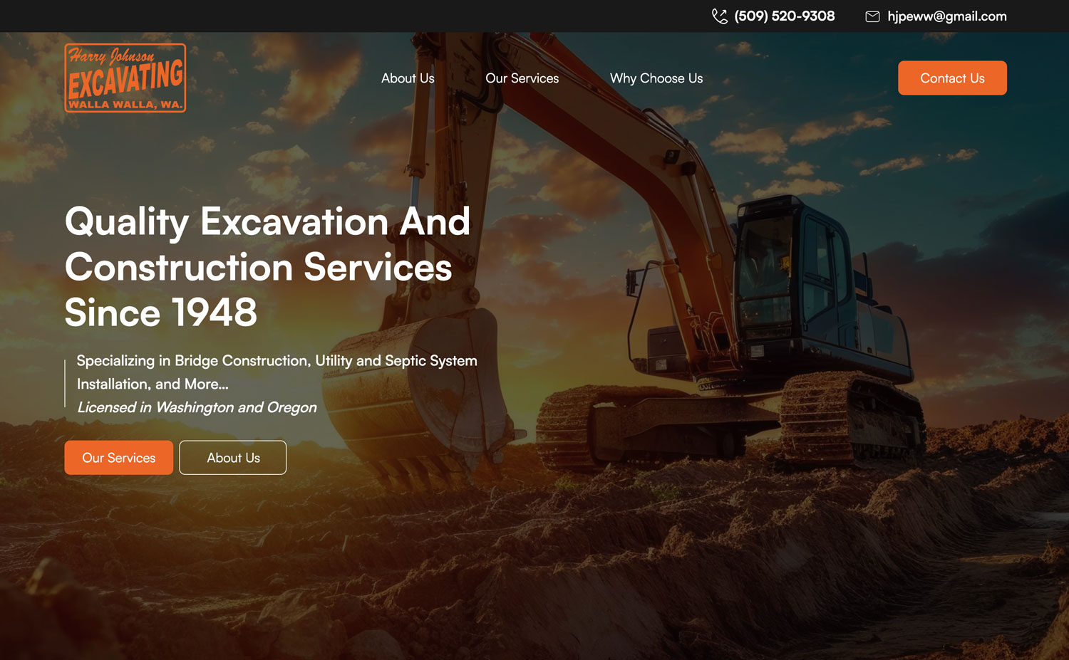 Harry Johnson Excavation