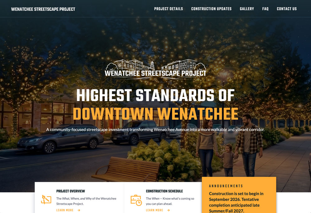 Wenatchee Streetscape Project