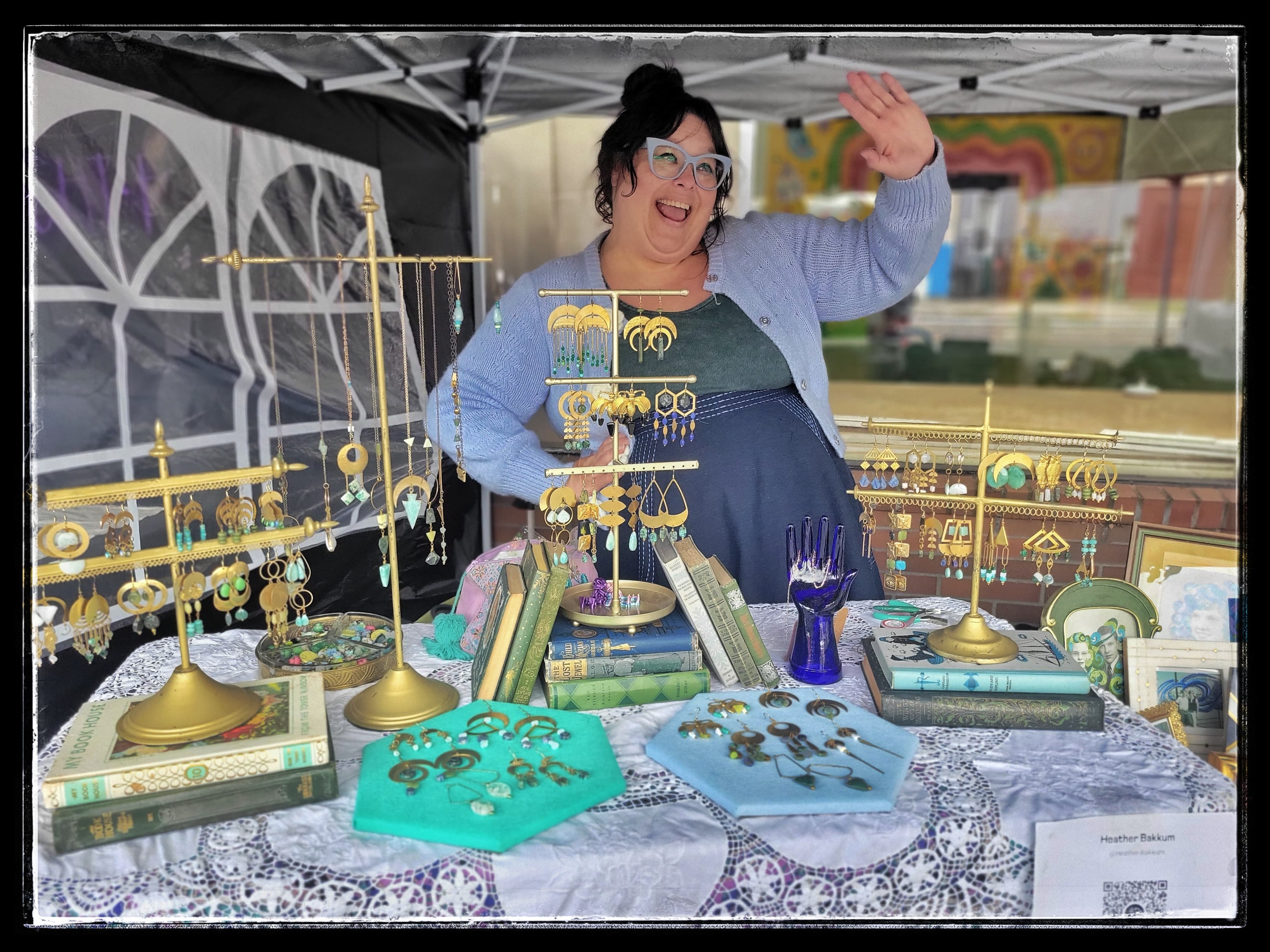 Dinnies Jewelry on display