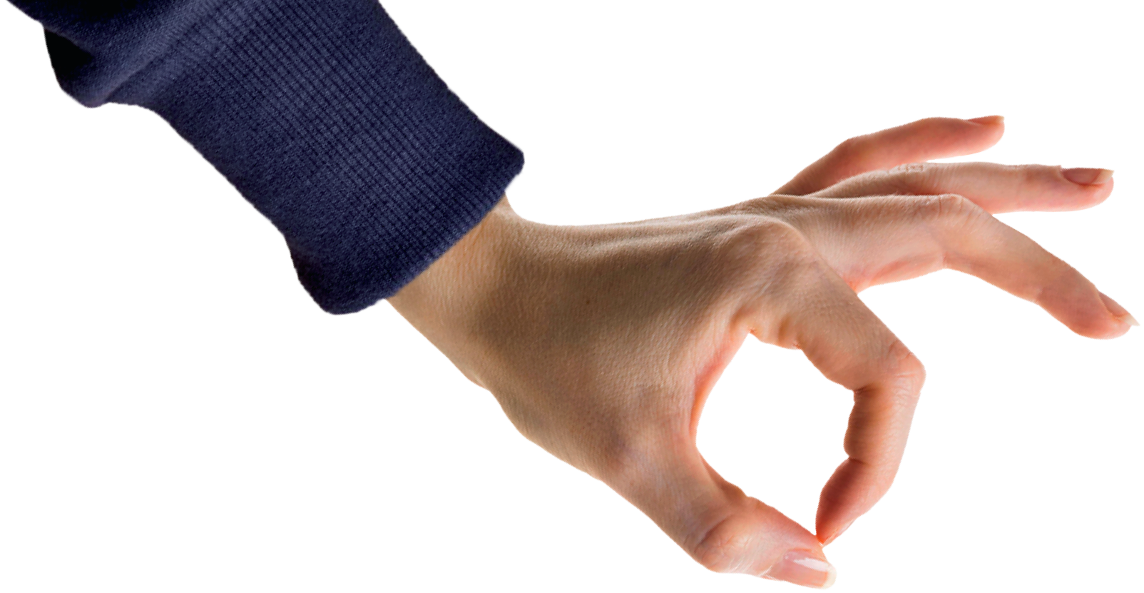 The image shows a hand making a gesture typical of Italy. The gesture could be the classic "Italian hand gesture,"