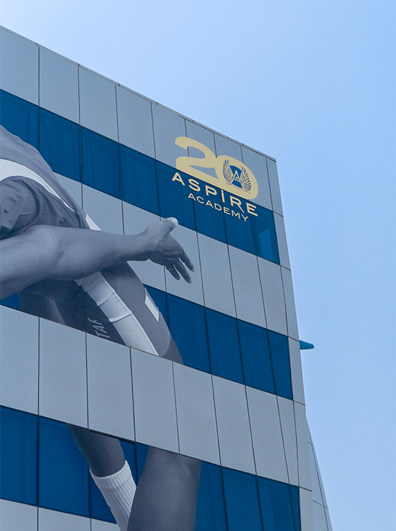 fiumicino airport of rome filled with aspire academy global summit designs