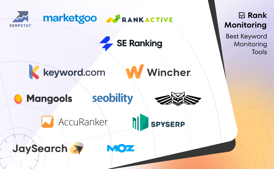 Logos of the powerful Advanced Web Ranking competitors
