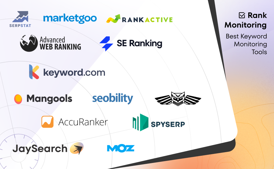 Logos of the top-tier Wincher competitors