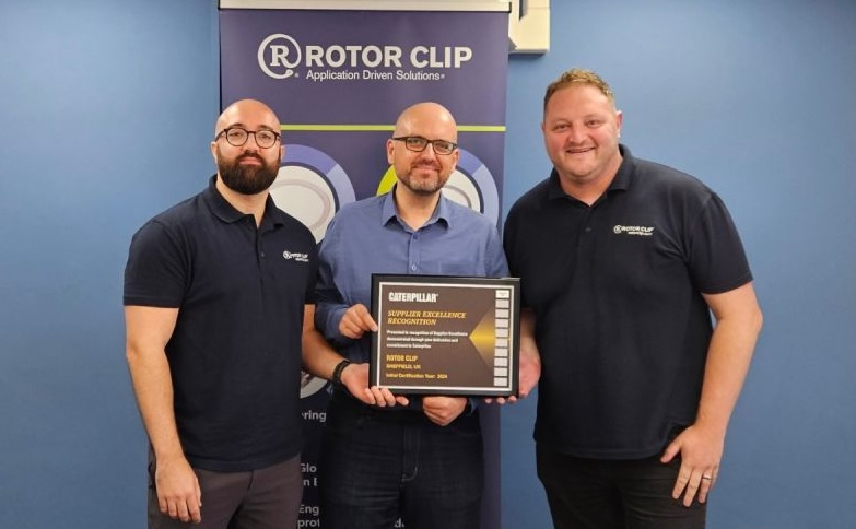 Rotor Clip Earns Caterpillar Recognition